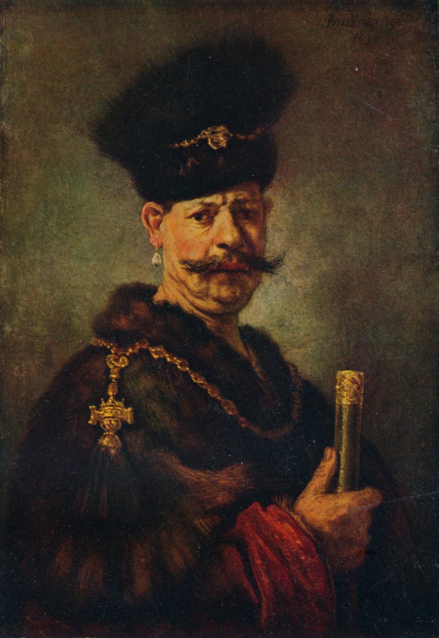 En polsk adelsmand, 1637 af Rembrandt van Rijn