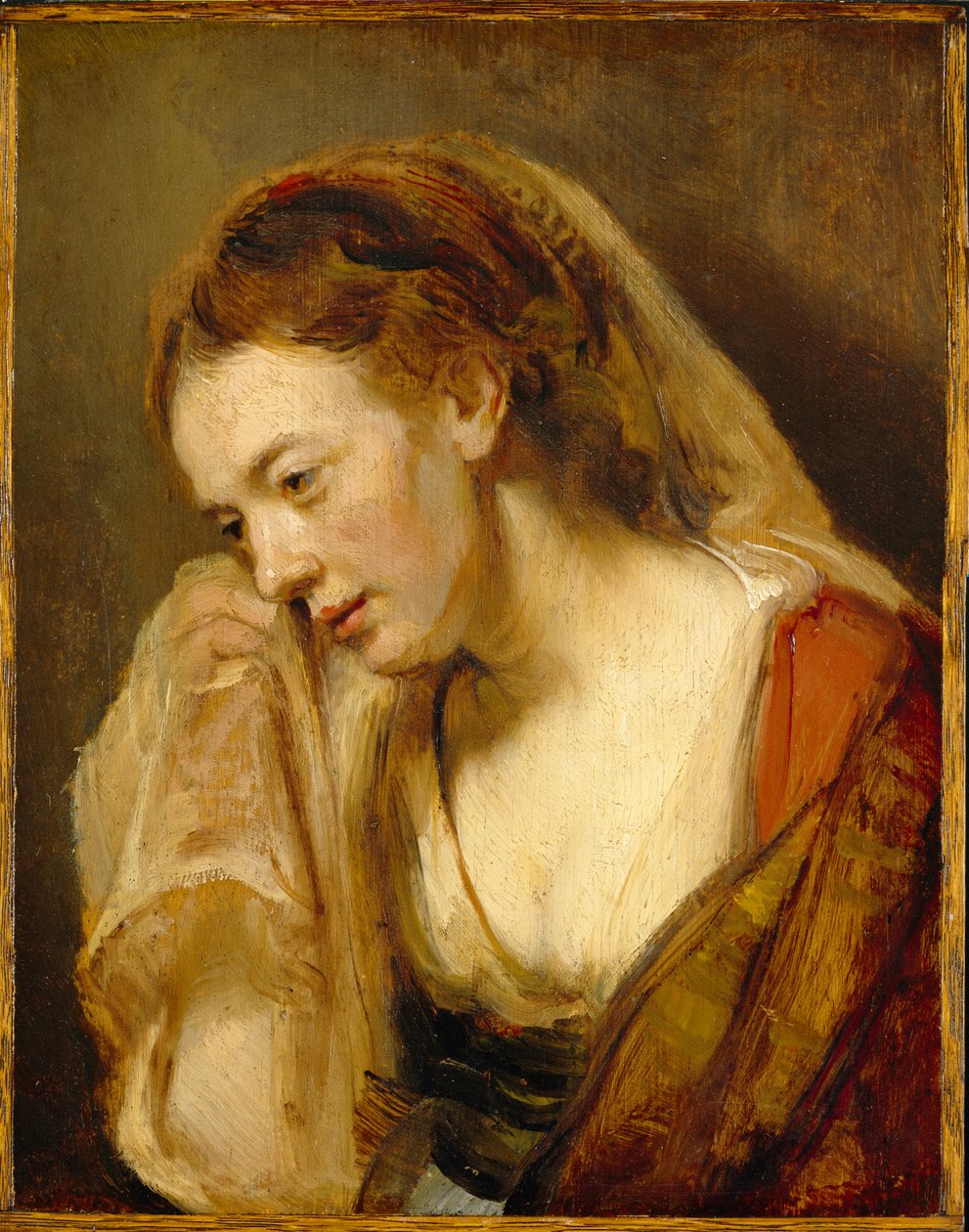 En kvinde grædende, c.1647 af Rembrandt van Rijn