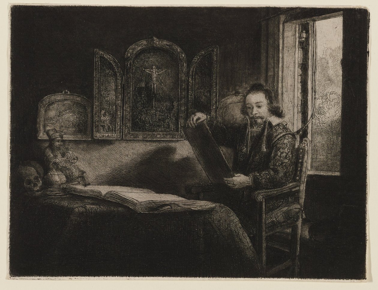 Abraham Francen af Rembrandt van Rijn