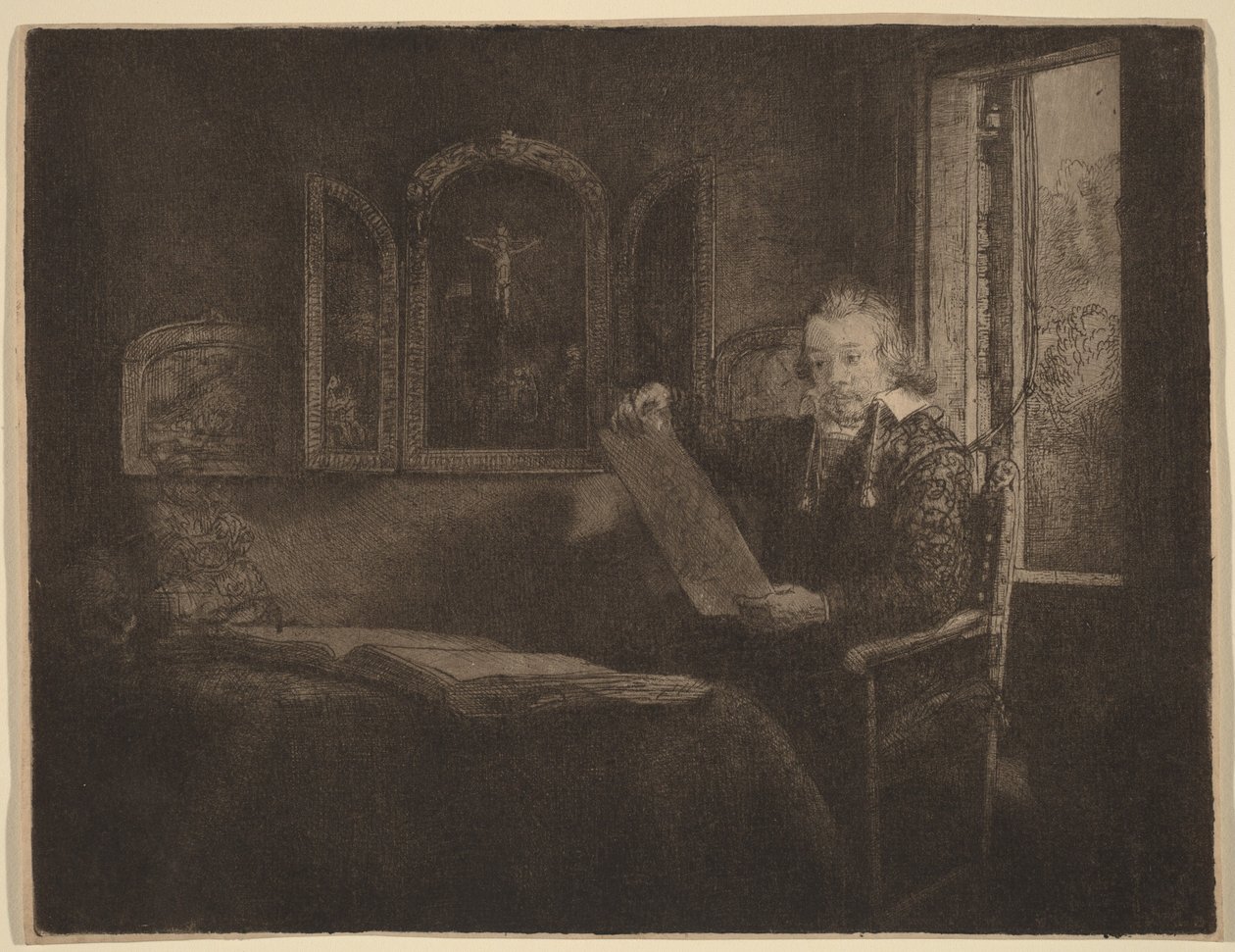 Abraham Francen af Rembrandt van Rijn