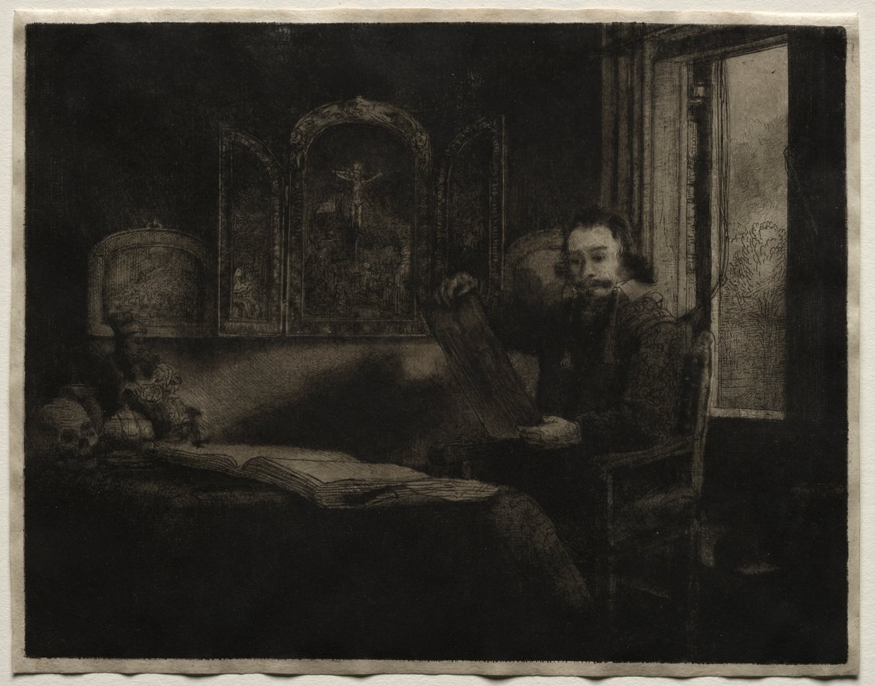 Abraham Francen, apoteker af Rembrandt van Rijn