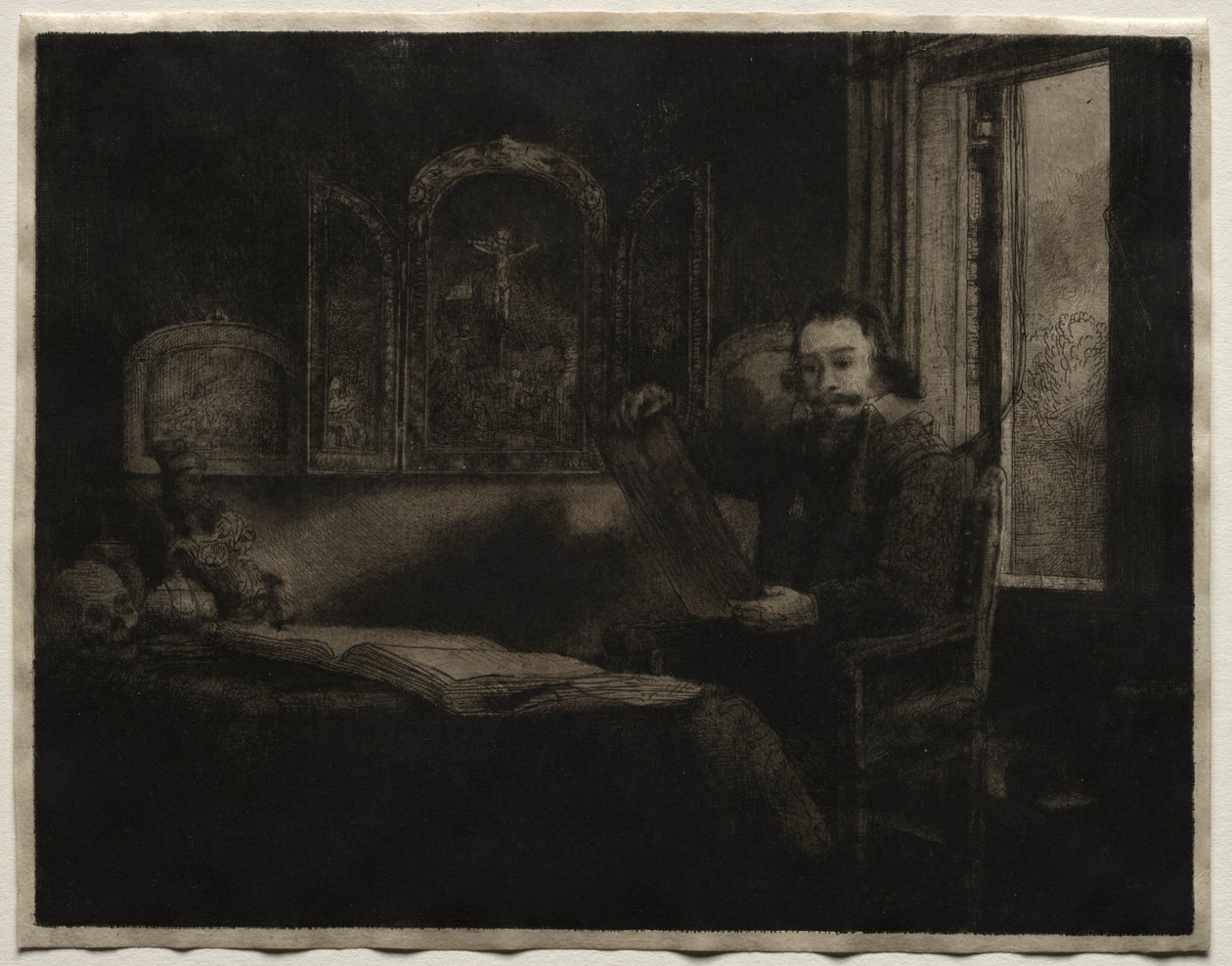 Abraham Francen, apoteker, ca. 1657. af Rembrandt van Rijn