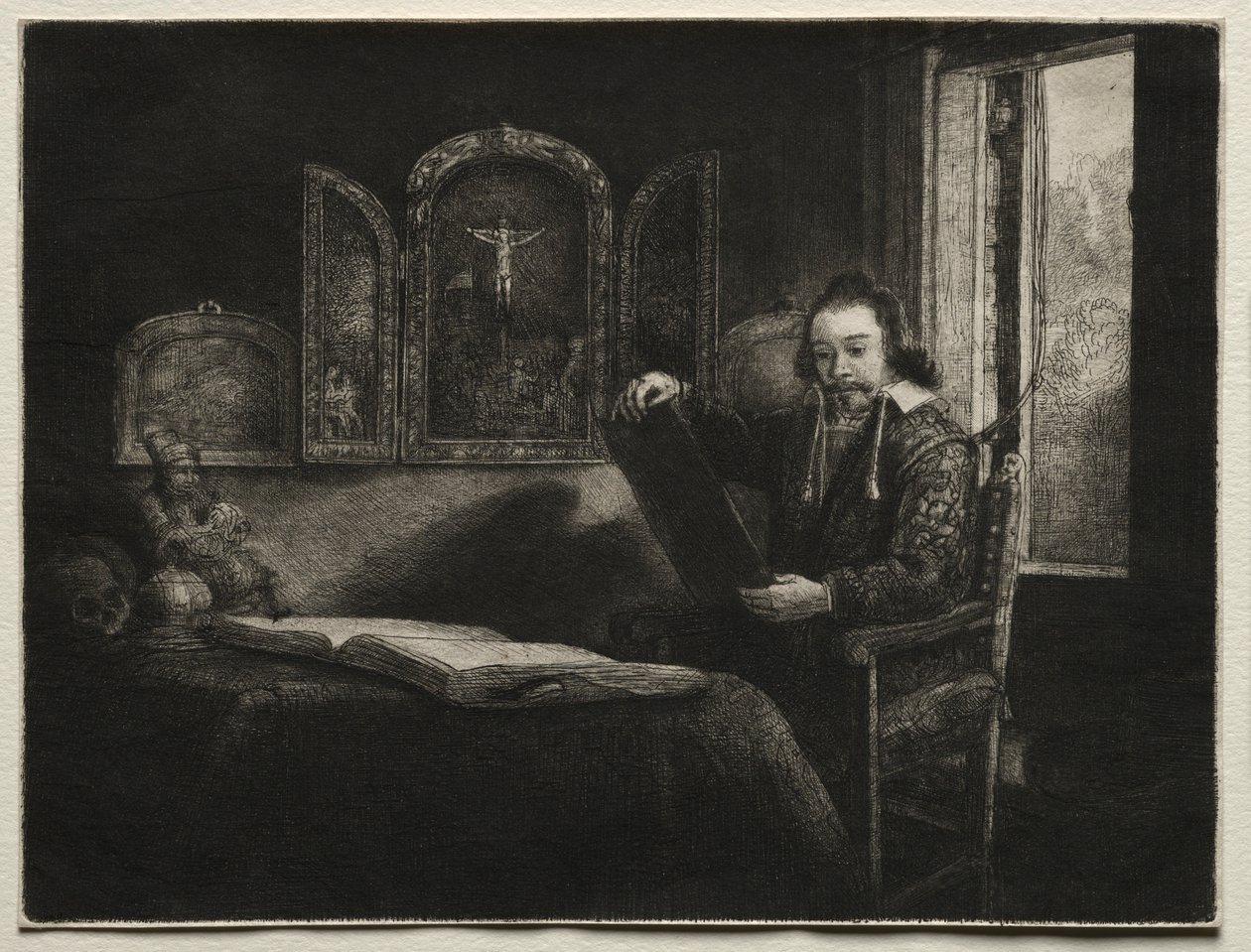 Abraham Francen, apoteker, ca. 1657. af Rembrandt van Rijn