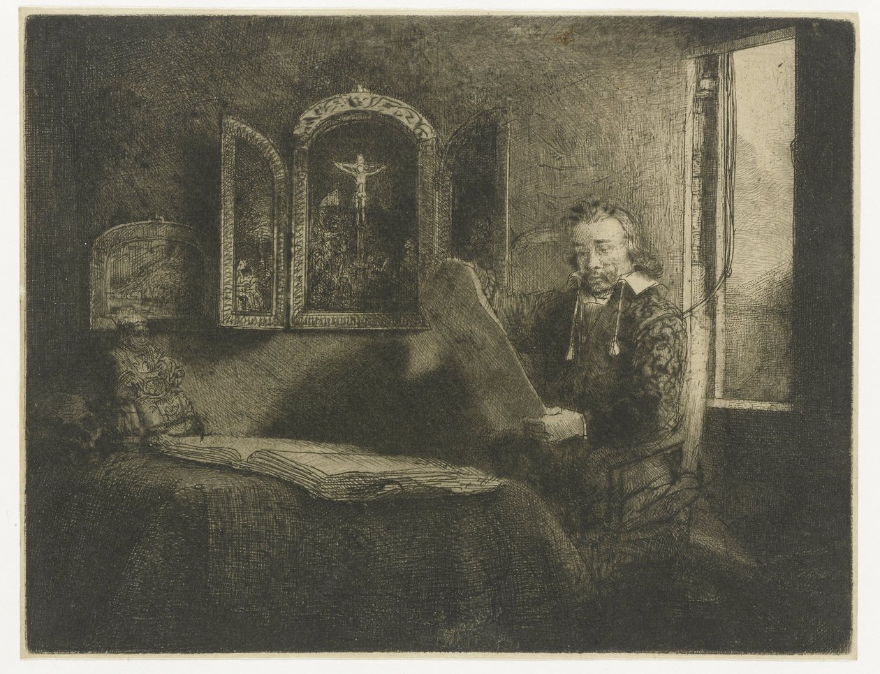 Abraham Francen, apoteker af Rembrandt van Rijn