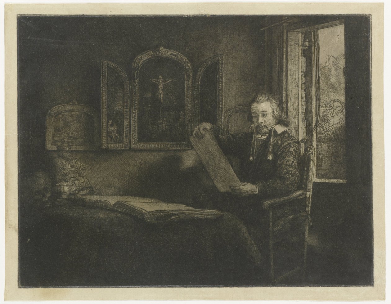 Abraham Francen, apoteker af Rembrandt van Rijn