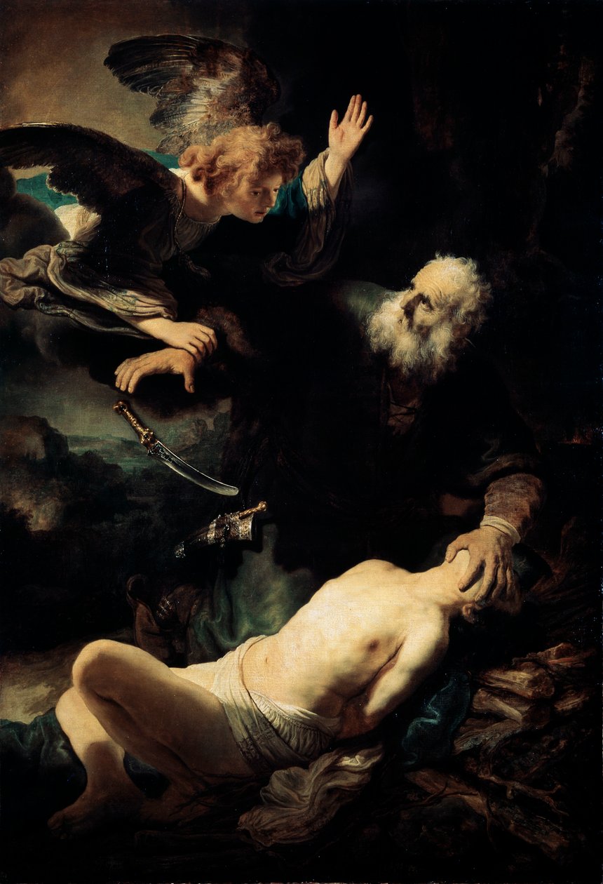 Abraham ofrer Isak, 1635. af Rembrandt van Rijn