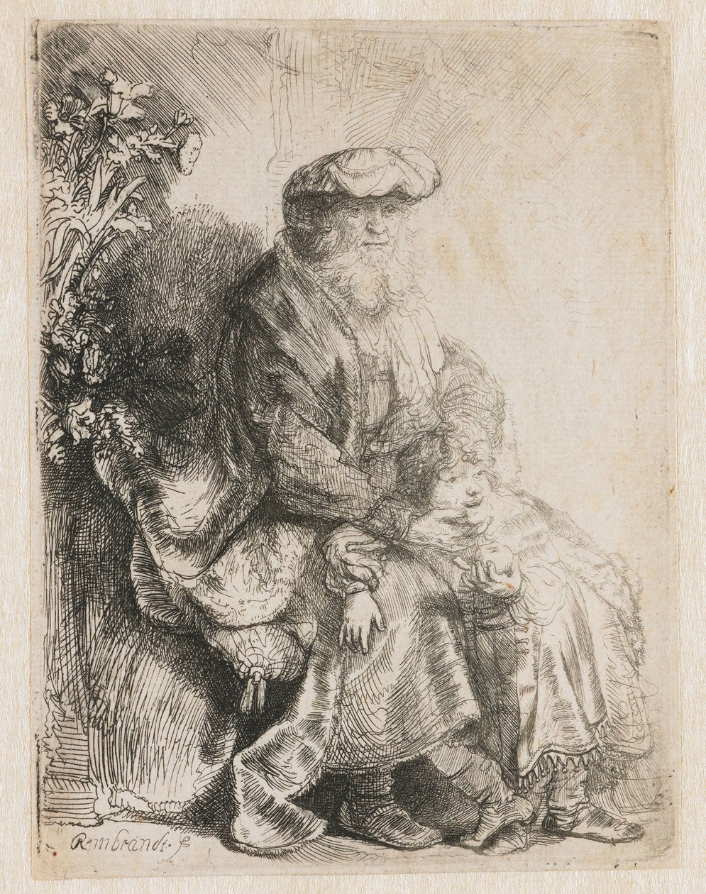 Abraham kærtegner Isak Jakob kærtegner Benjamin af Rembrandt van Rijn