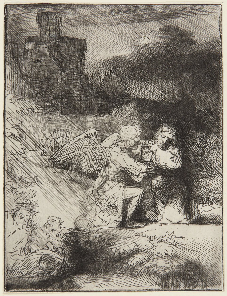 Kvalerne i haven af Rembrandt van Rijn