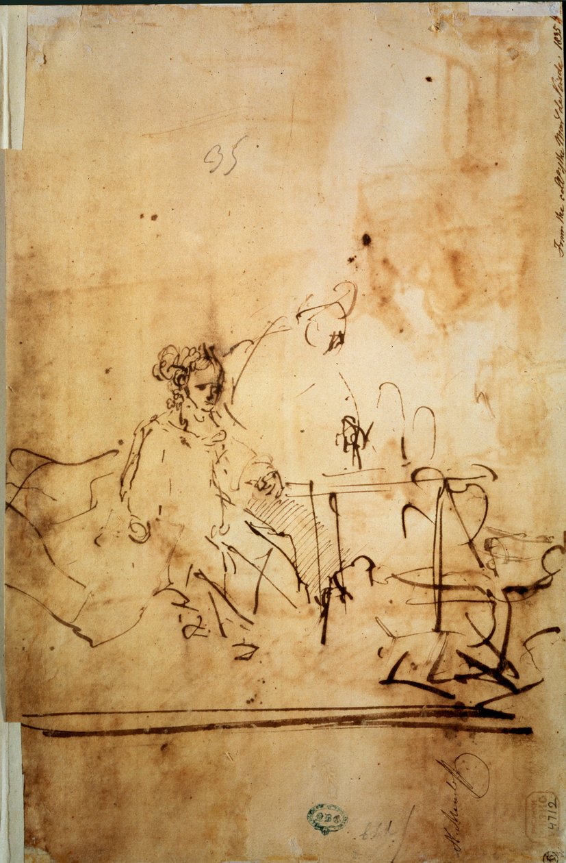 Ahasverus, Haman og Esther, 1600-tallet af Rembrandt van Rijn