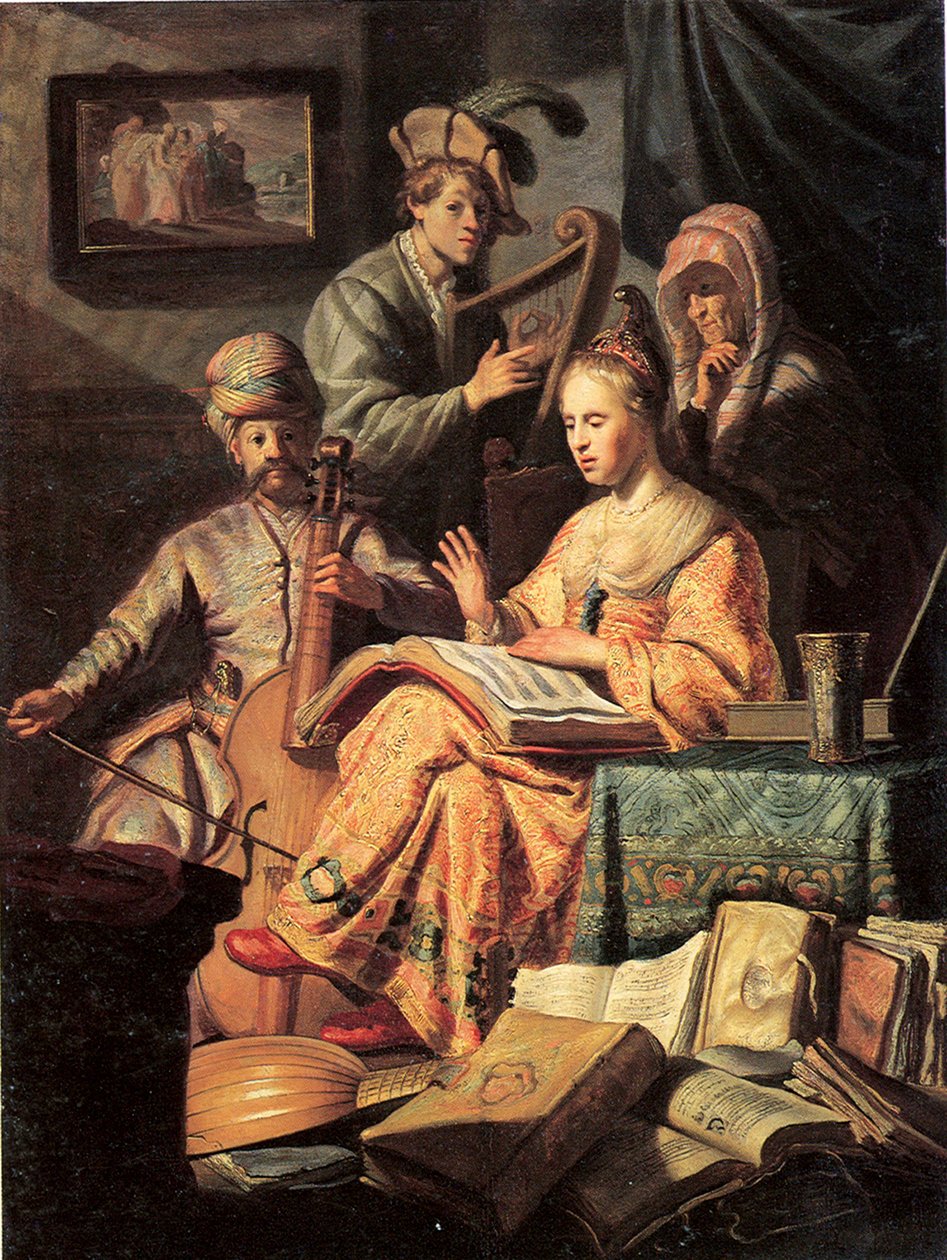 Allegory of Music, 1626 af Rembrandt van Rijn