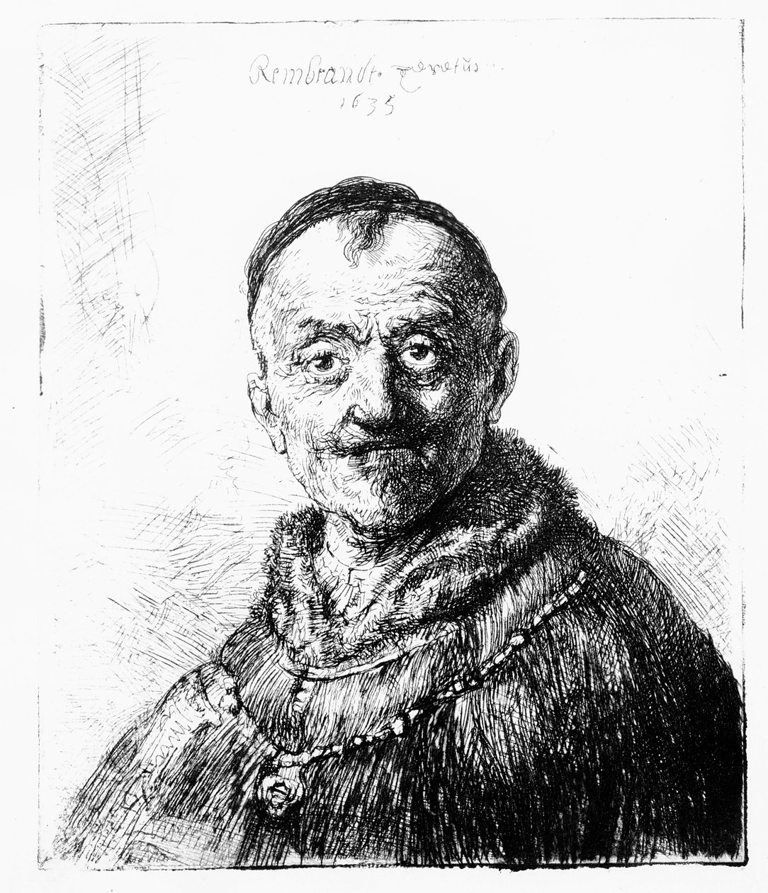 Et orientalsk hoved, 1635 af Rembrandt van Rijn