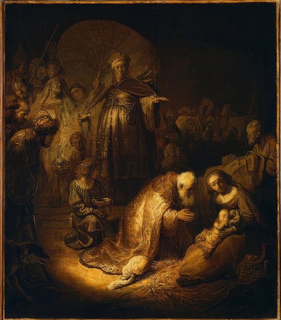 Tilbedelse af de tre konger af Rembrandt van Rijn