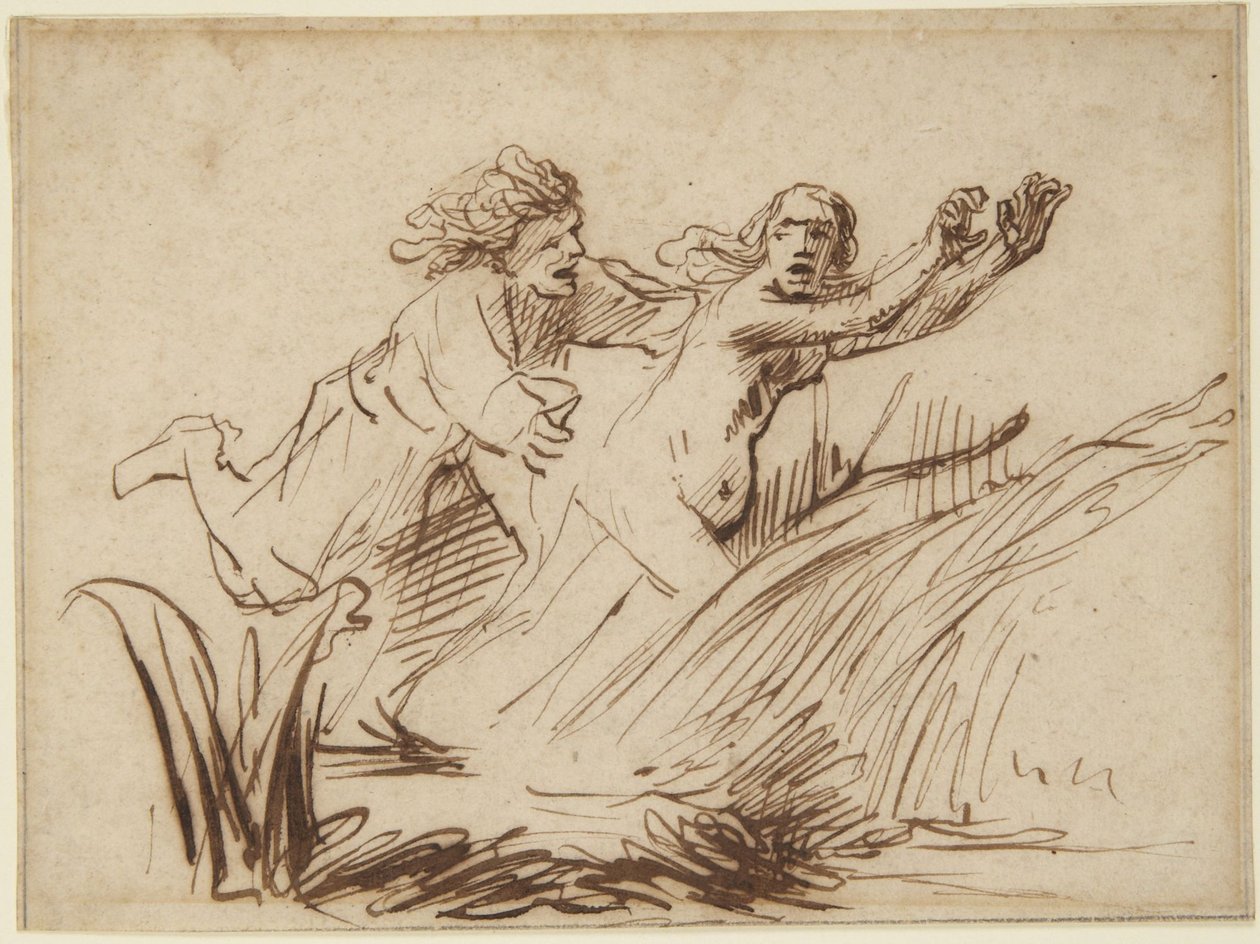 Apollo og Daphne af Rembrandt van Rijn