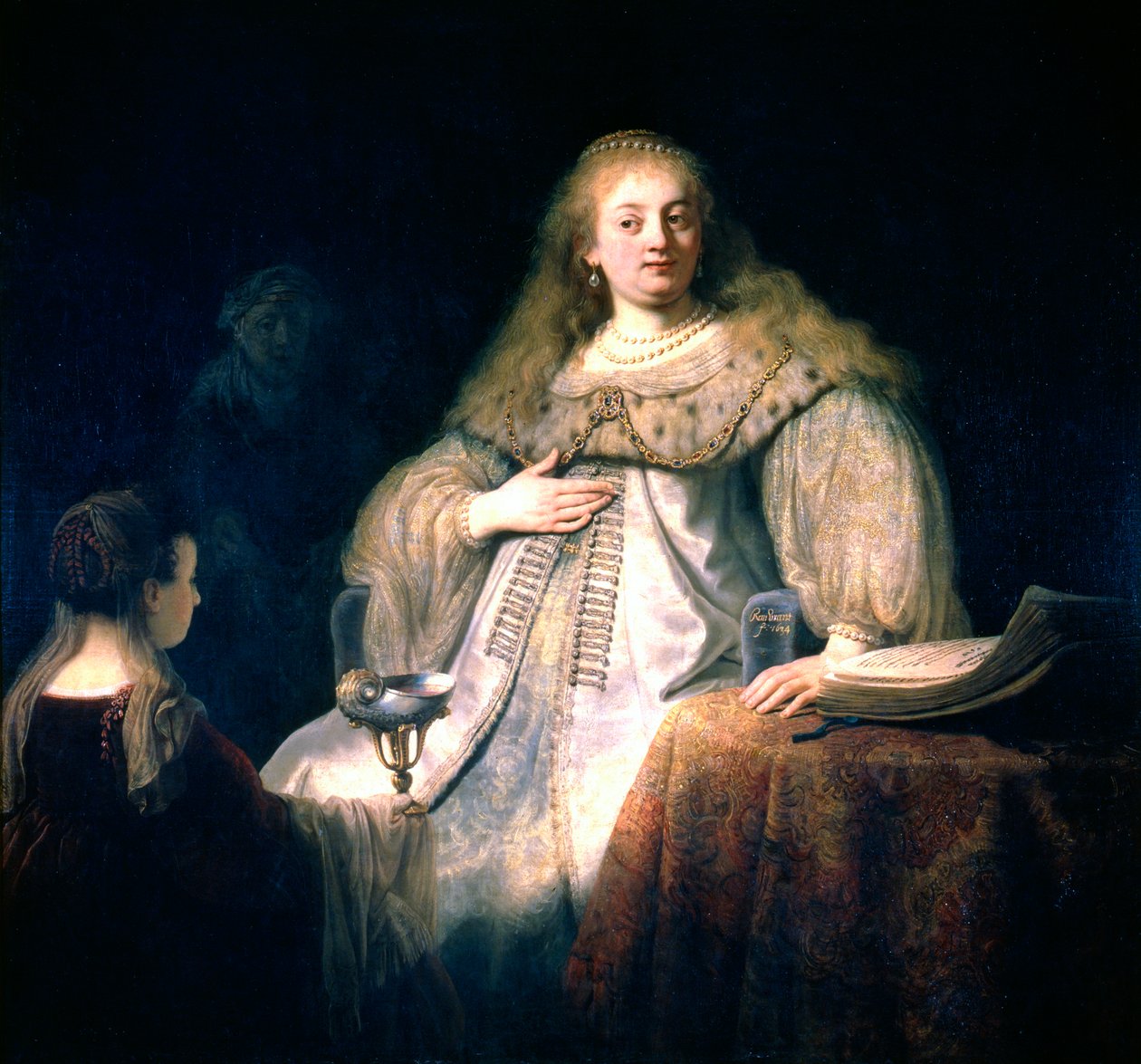 Artemisia, 1634 af Rembrandt van Rijn