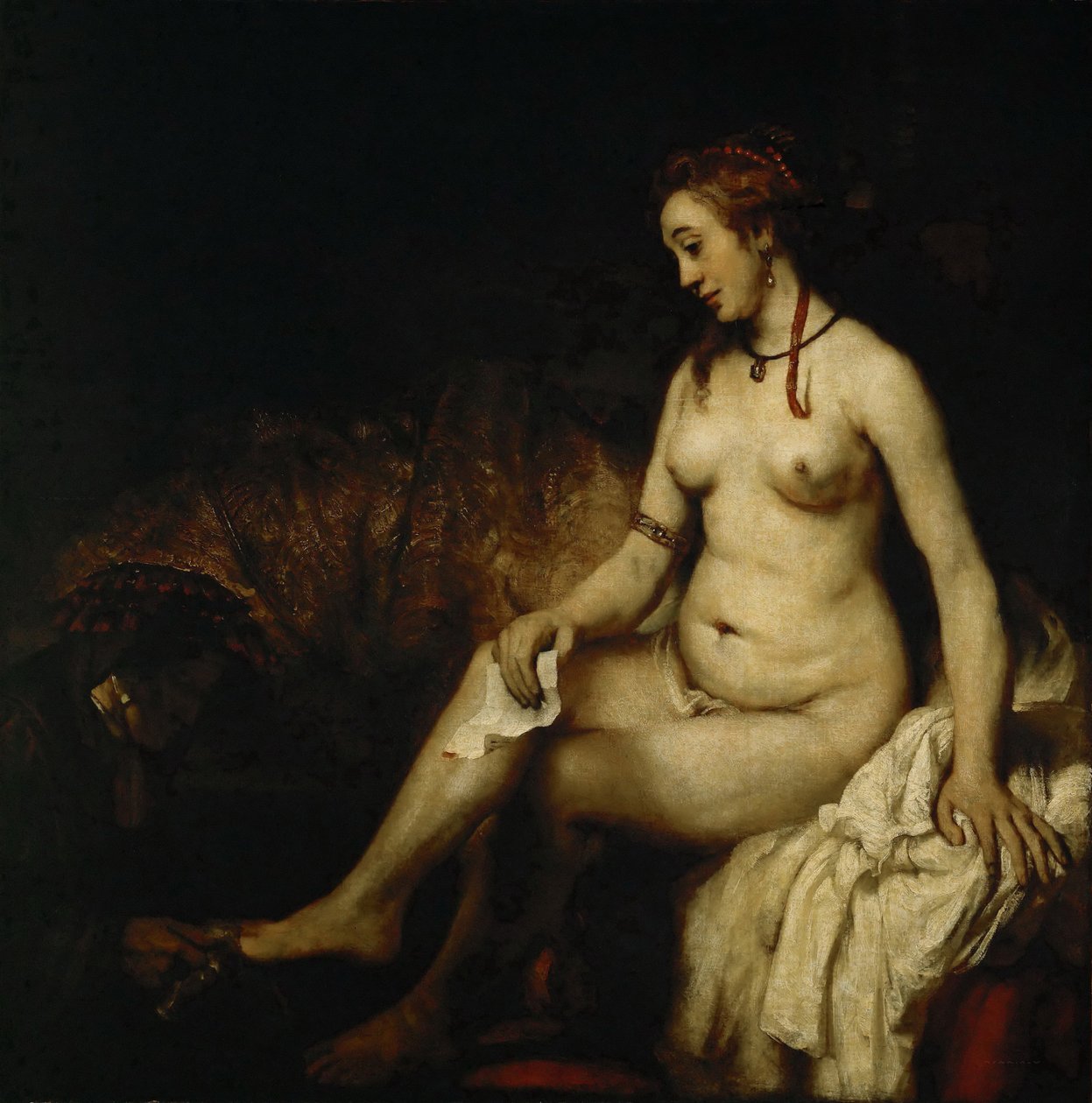 Bathsheba ved hendes bad Bathsheba med kong Davids brev af Rembrandt van Rijn