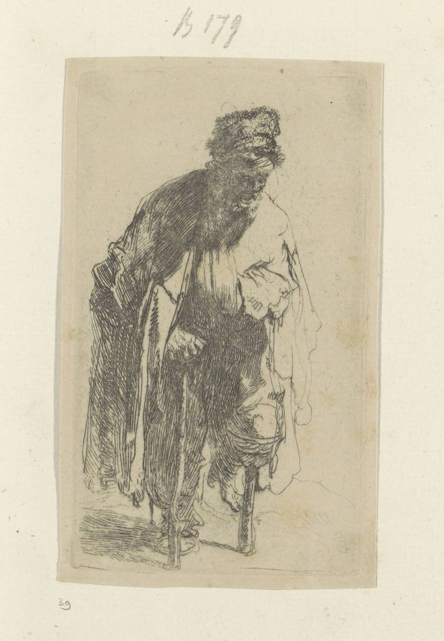 Tigger med et træben Recueil de quatre-vingt-cinq estampes originales (serietitel) af Rembrandt van Rijn
