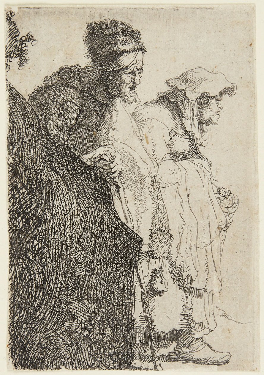 Tiggermanden og tiggerkvinden af Rembrandt van Rijn