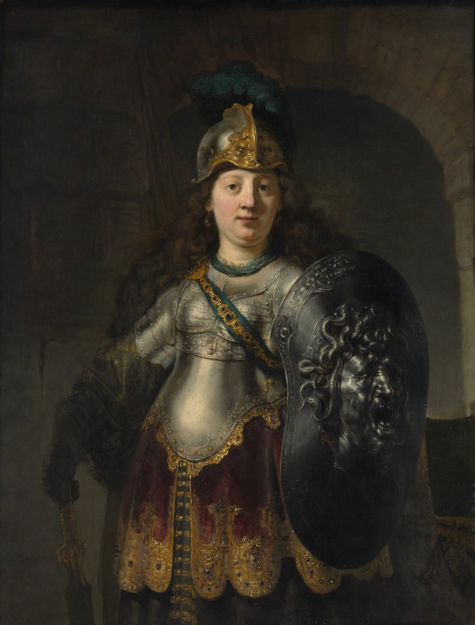 Bellona, 1633 af Rembrandt van Rijn