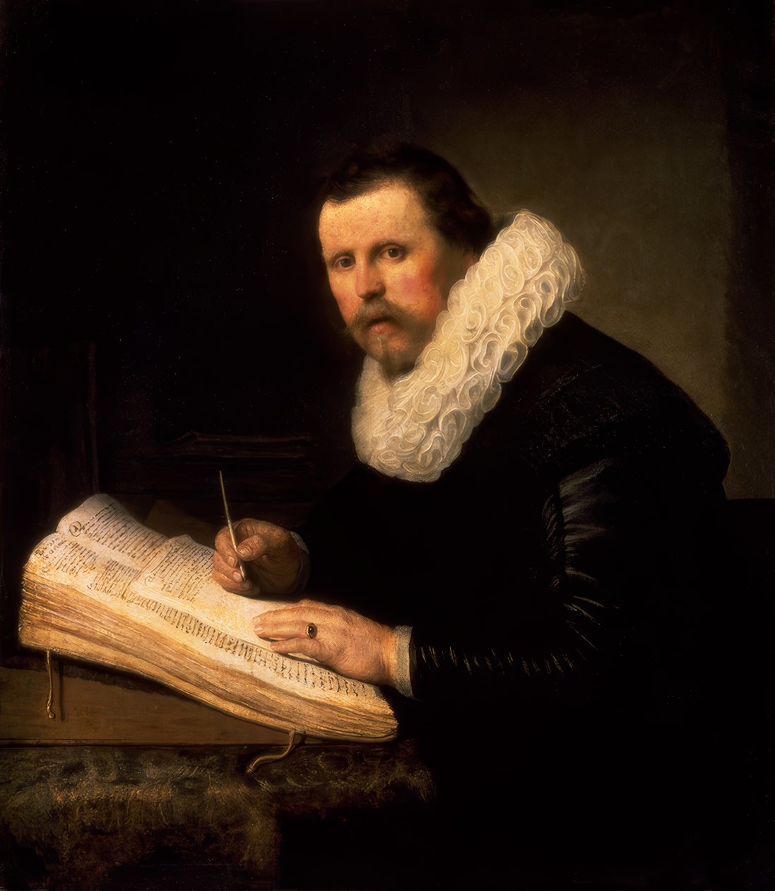 Portræt af en lærd af Rembrandt van Rijn