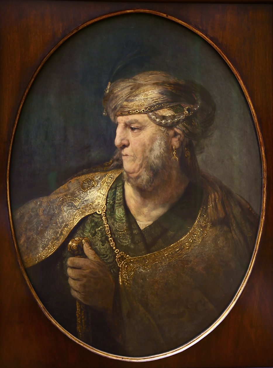 Buste af en mand i orientalsk kjole, 1633 af Rembrandt van Rijn
