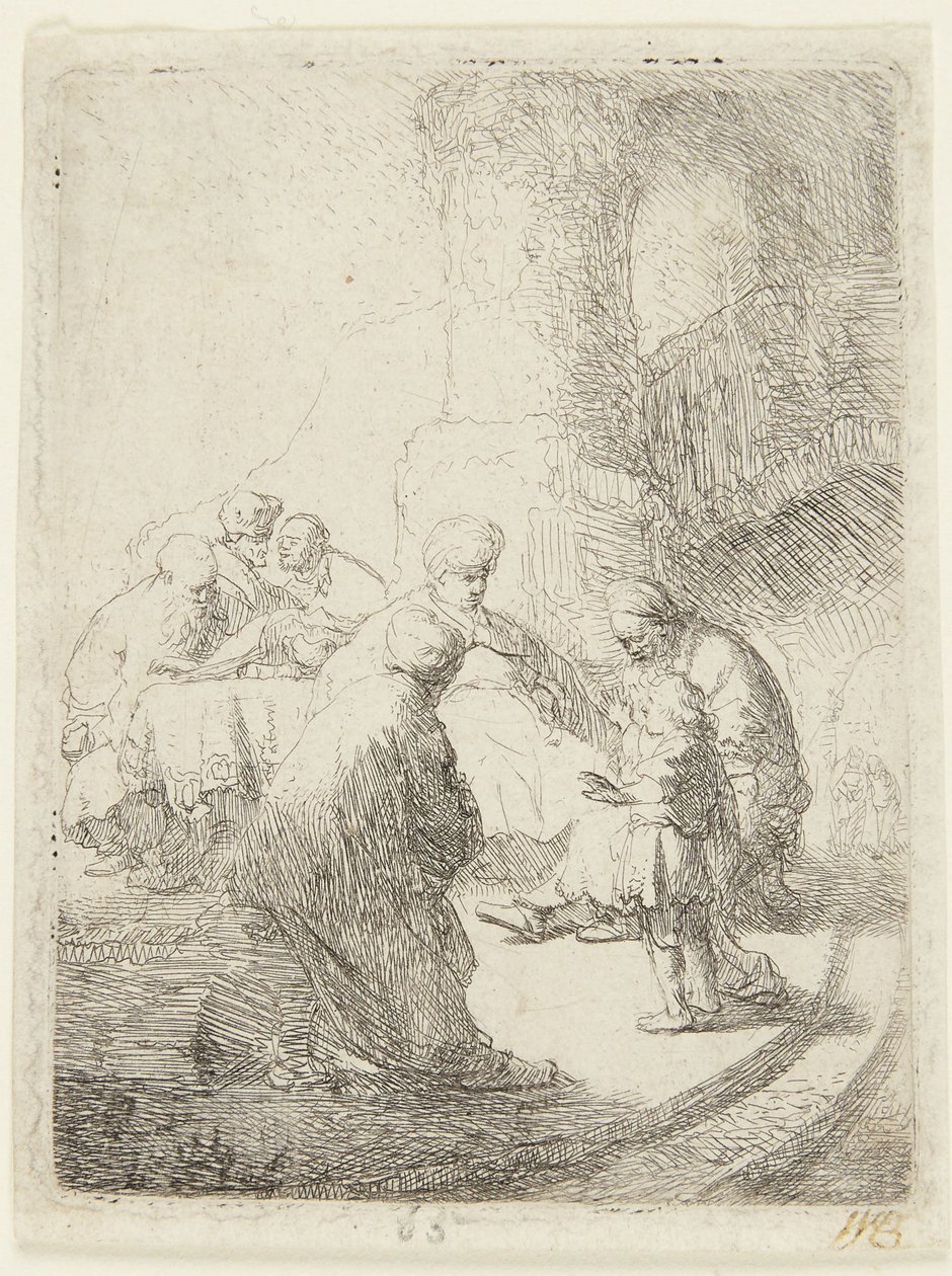 Kristus i diskussion med de skriftkloge af Rembrandt van Rijn