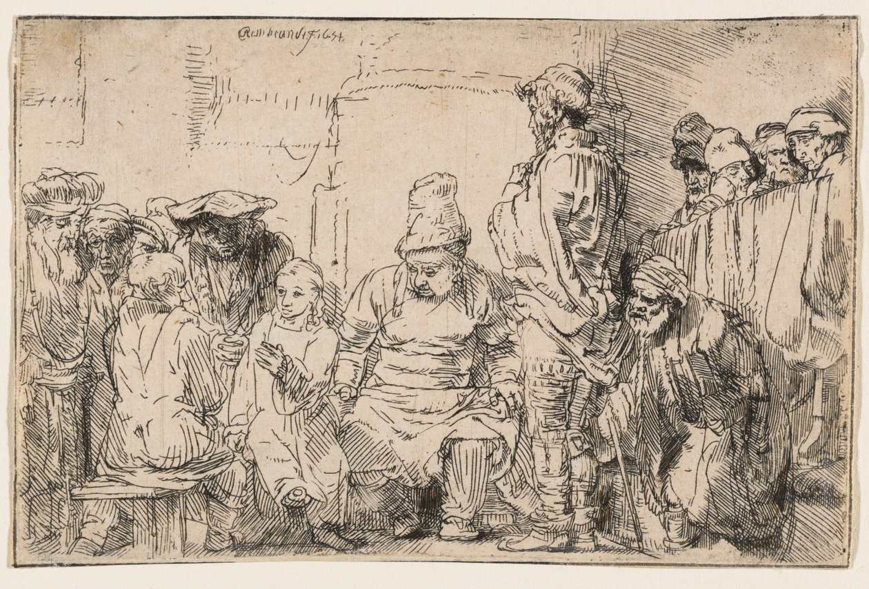 Kristus i diskussion med de skriftkloge af Rembrandt van Rijn