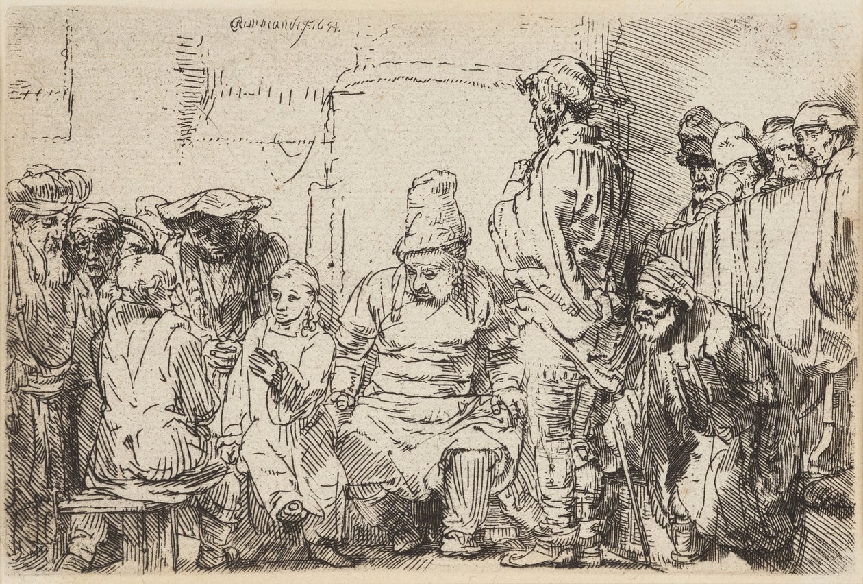 Kristus i diskussion med de skriftkloge af Rembrandt van Rijn