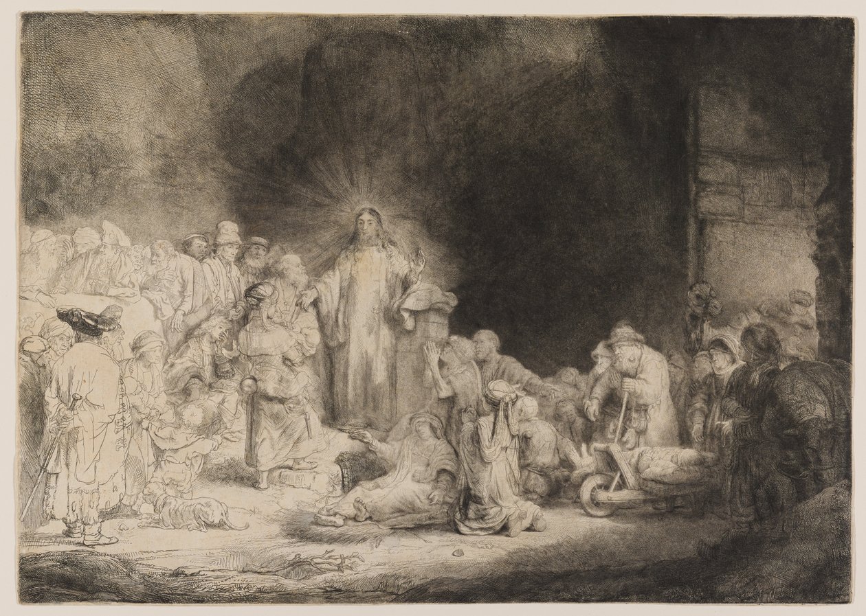 Kristus helbreder de syge af Rembrandt van Rijn