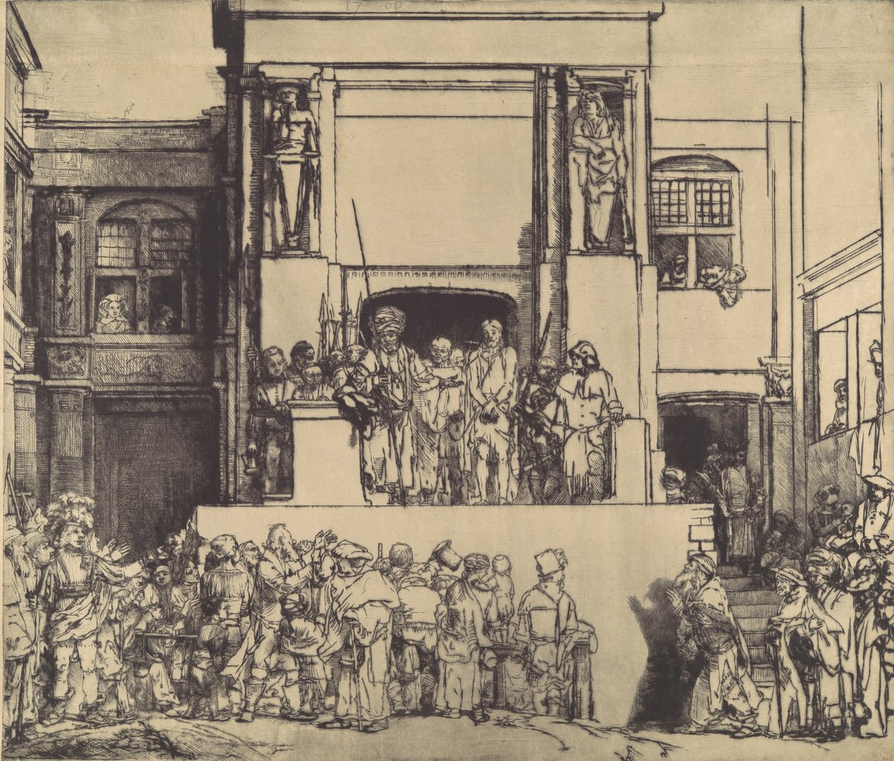 Kristus præsenteret for folket, 1655., 1655. af Rembrandt van Rijn