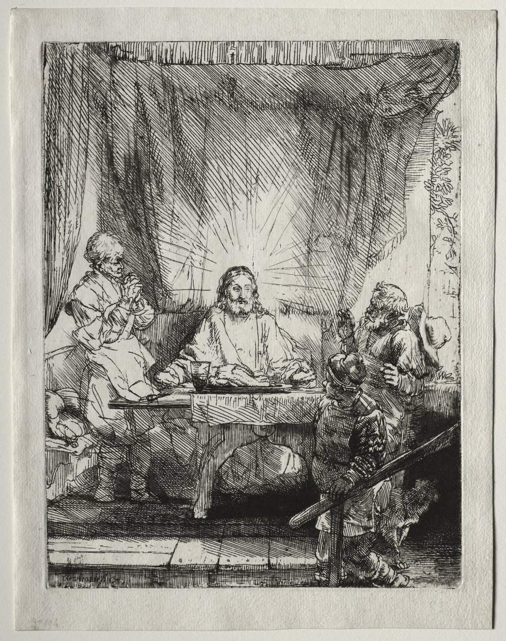 Kristus i Emmaus: Det store billede af Rembrandt van Rijn