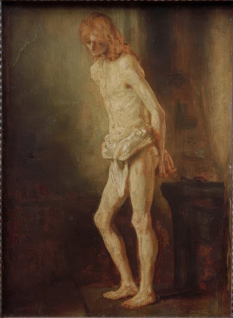 Kristus ved Svøbesøjlen af Rembrandt van Rijn