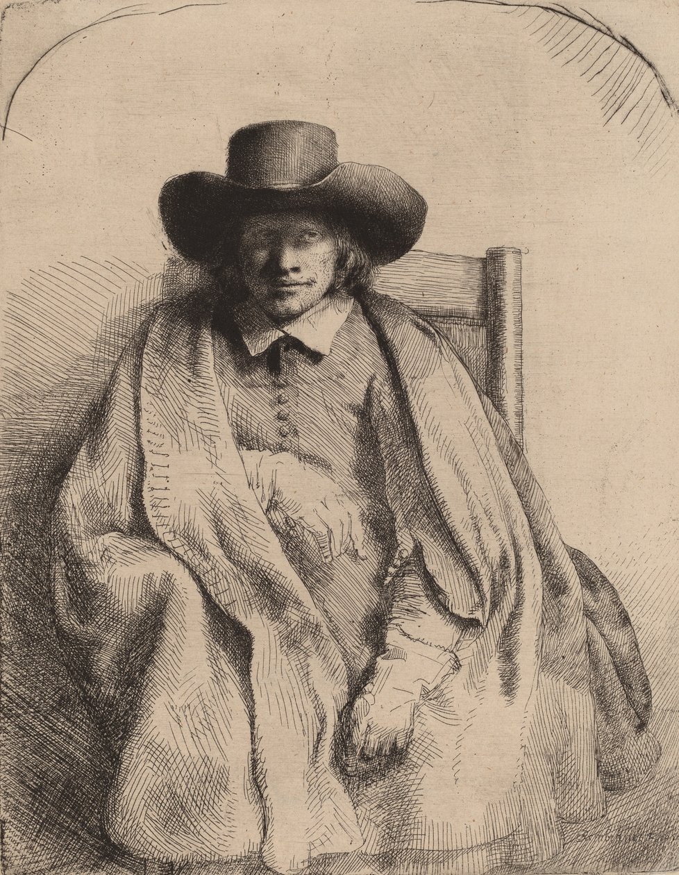Clement de Jonghe, 1651. af Rembrandt van Rijn