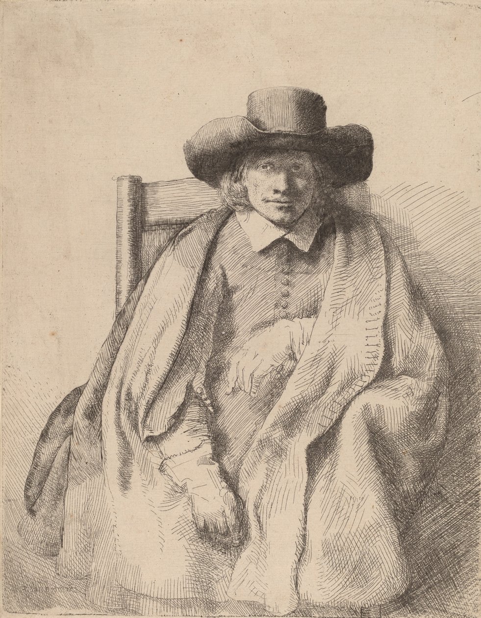 Clement de Jonghe, 1651. af Rembrandt van Rijn