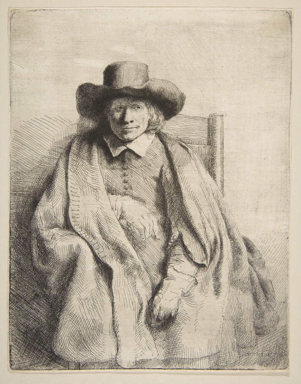 Clement de Jonghe, trykkeri, 1651. af Rembrandt van Rijn