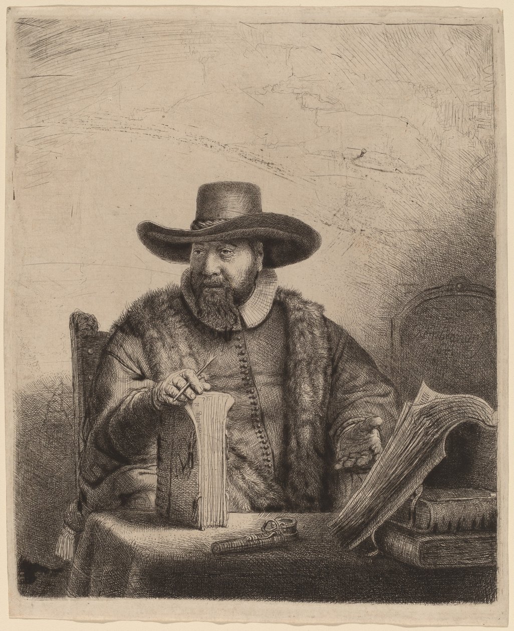 Cornelis Claesz Anslo af Rembrandt van Rijn