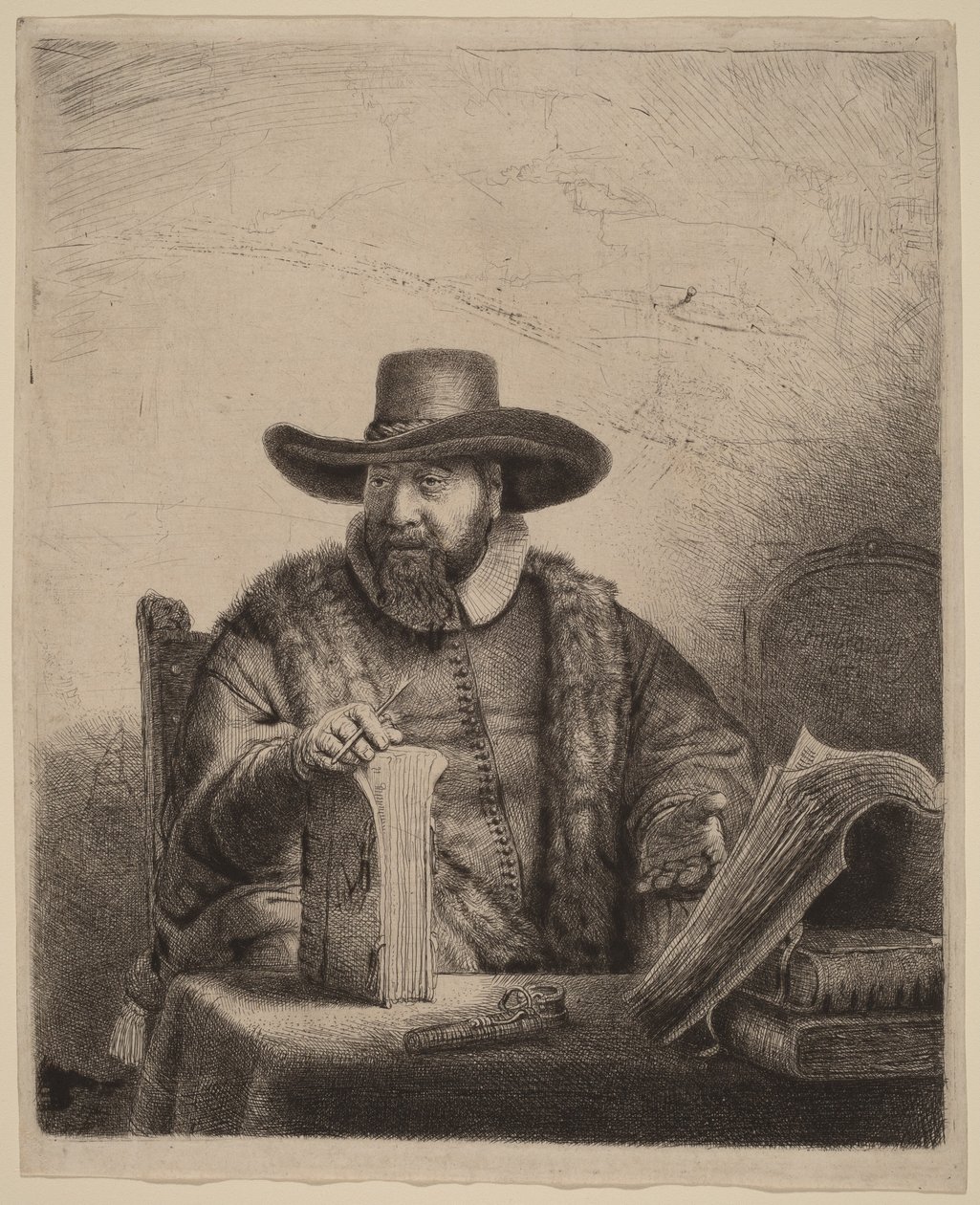 Cornelis Claesz Anslo af Rembrandt van Rijn