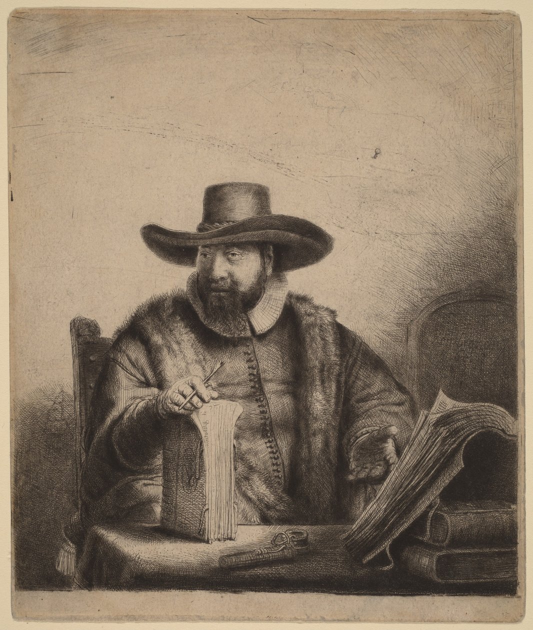 Cornelis Claesz Anslo af Rembrandt van Rijn