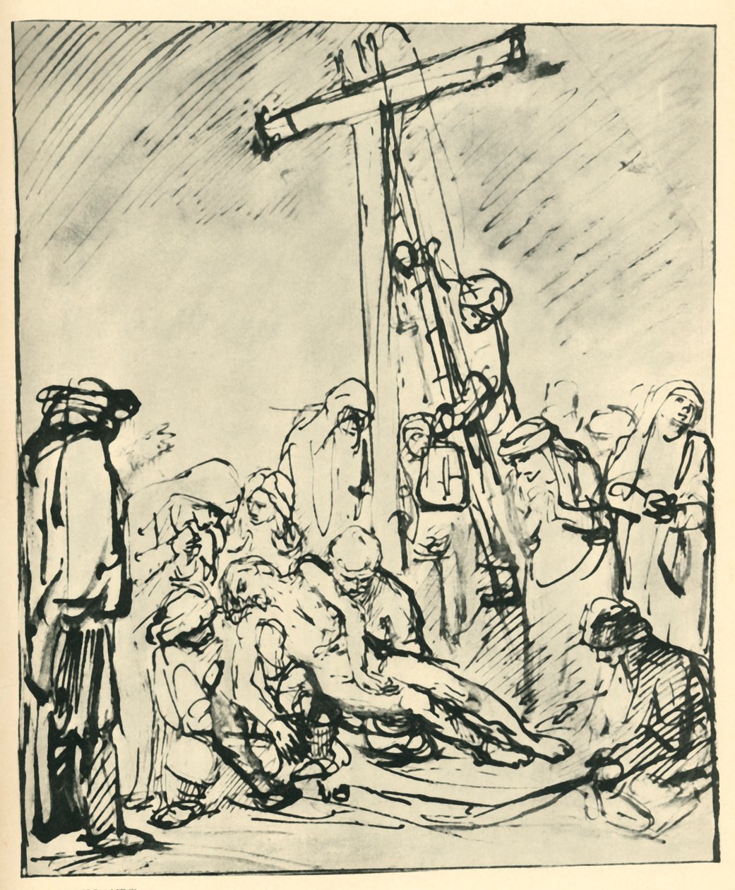 Afsætning fra korset, c1650, 1943. af Rembrandt van Rijn