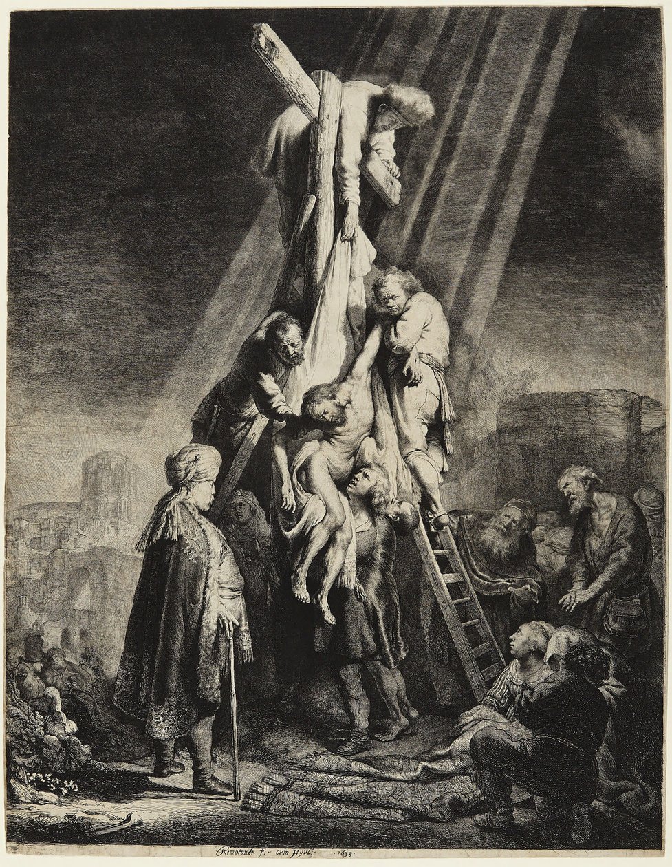 Nedtagelsen fra korset af Rembrandt van Rijn
