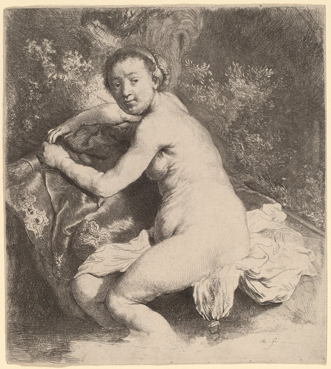 Diana ved badet af Rembrandt van Rijn