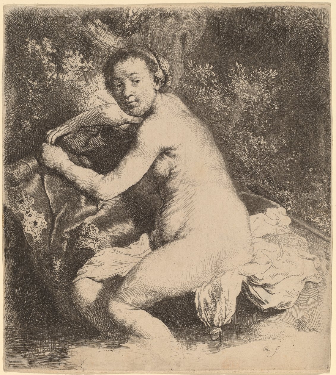 Diana ved badet af Rembrandt van Rijn