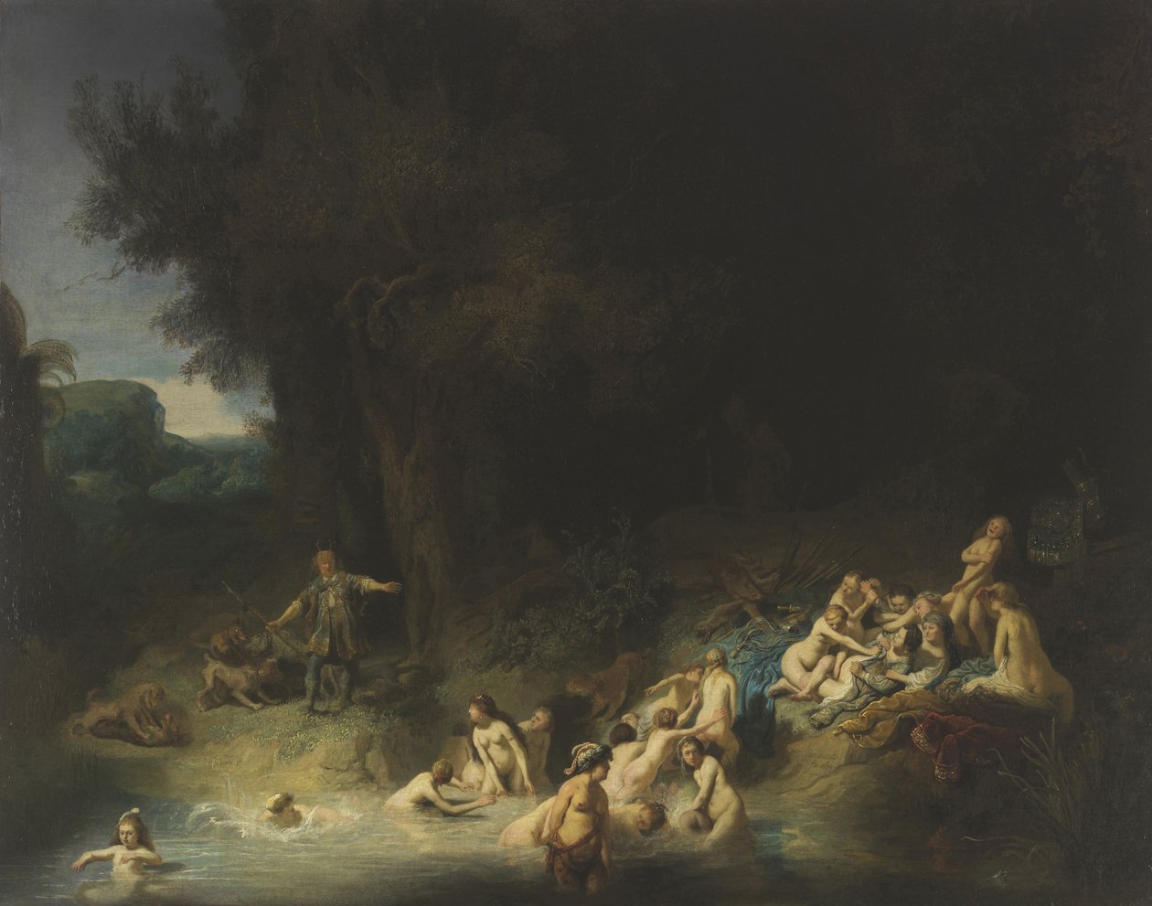 Diana med Actaeon og Callisto, 1634 af Rembrandt van Rijn