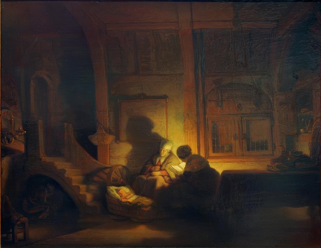 Den hellige familie af Rembrandt van Rijn