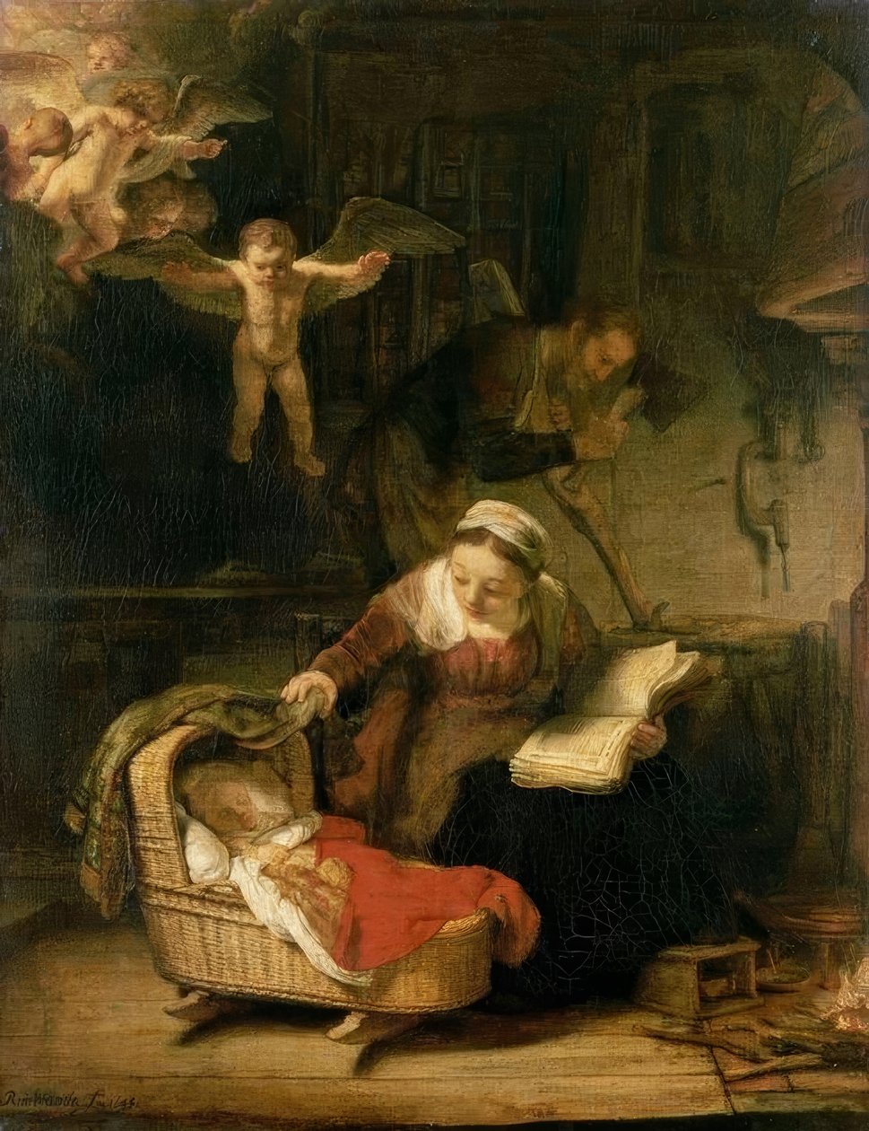 Den hellige familie af Rembrandt van Rijn