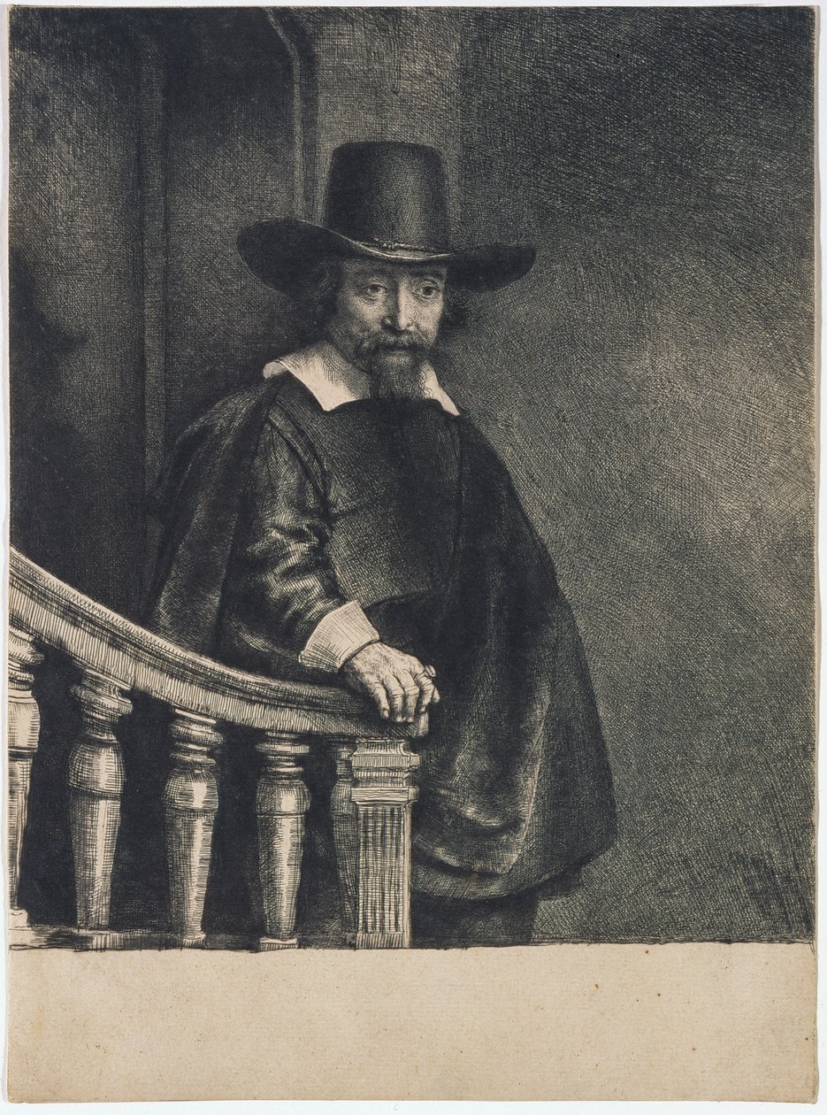 Ephraim Bueno (Bonus), læge af Rembrandt van Rijn
