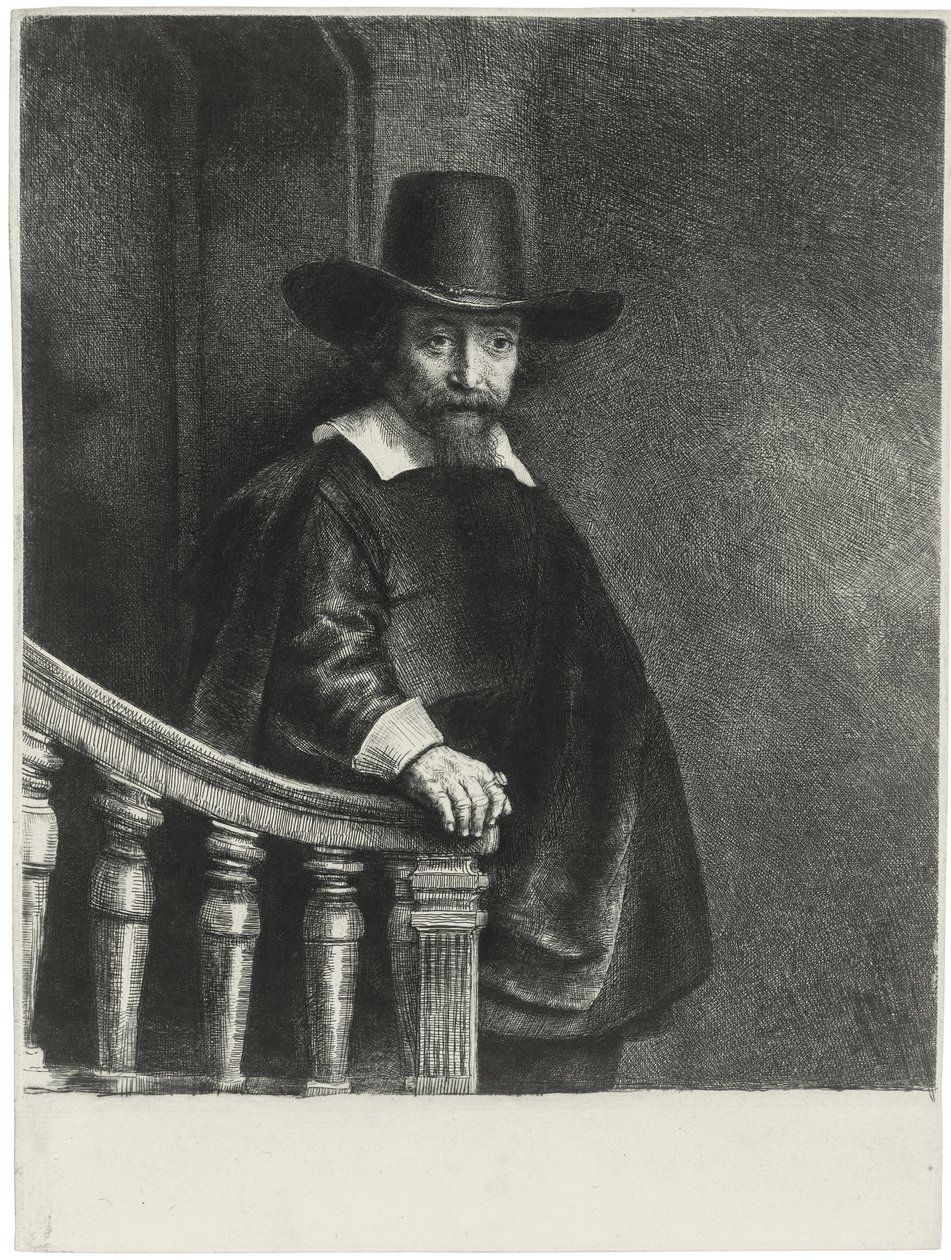 Ephraim Bueno, jødisk læge, 1647 af Rembrandt van Rijn