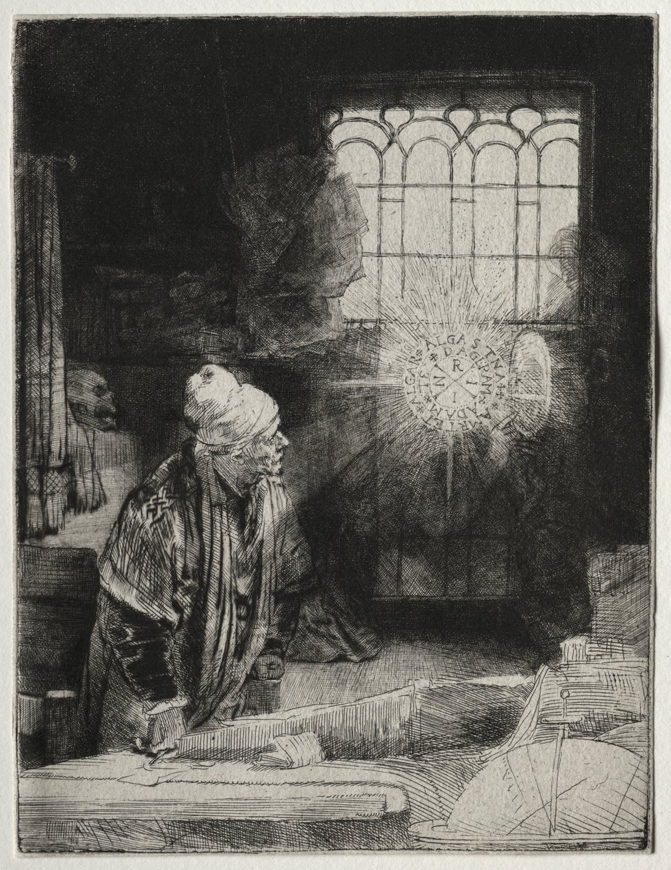 Faustus, ca. 1652. af Rembrandt van Rijn
