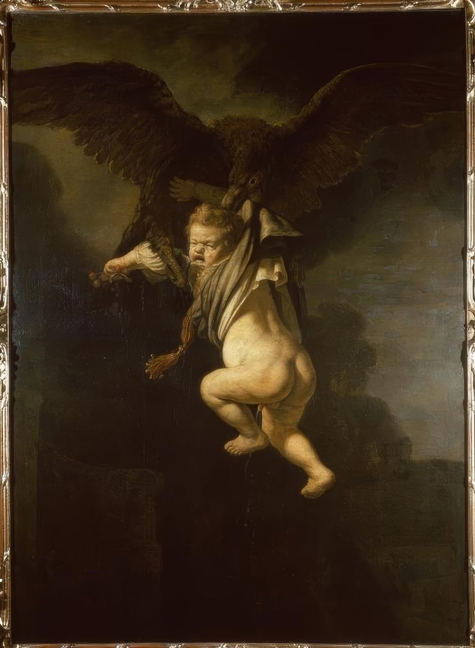 Ganymedes i kløerne på ørnen af Rembrandt van Rijn