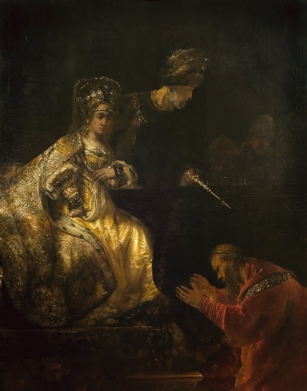 Haman beder om Esthers nåde, 1660