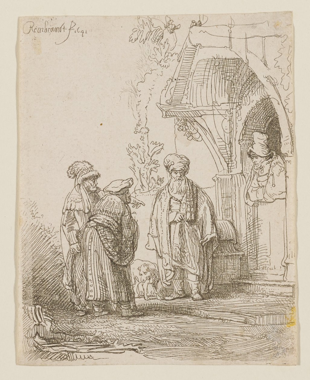 Jakob og Laban af Rembrandt van Rijn